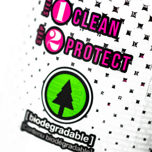 MUC-OFF PAQUETE LIMPIADOR + PROTECTOR DE BICICLETA