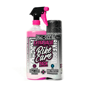 MUC-OFF PAQUETE LIMPIADOR + PROTECTOR DE BICICLETA