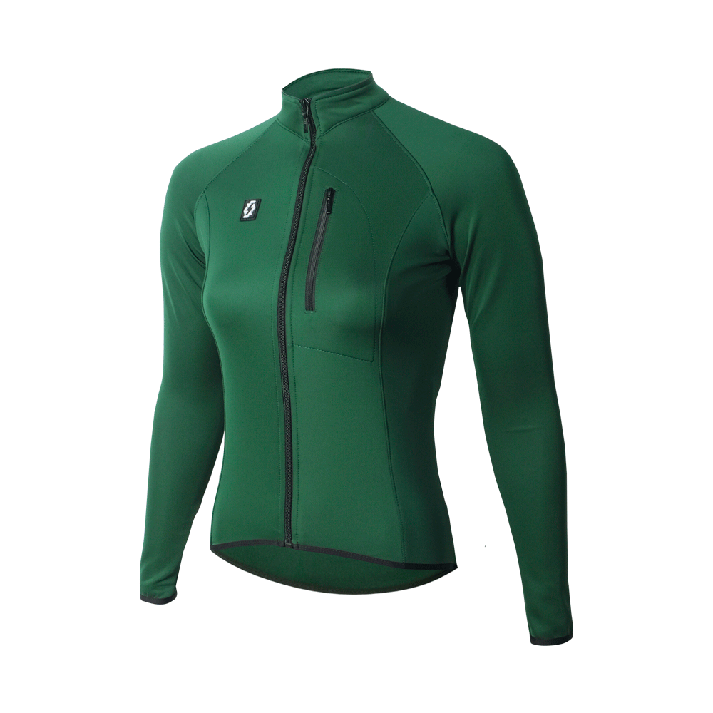 WINTER JERSEY RACING GREEN-W