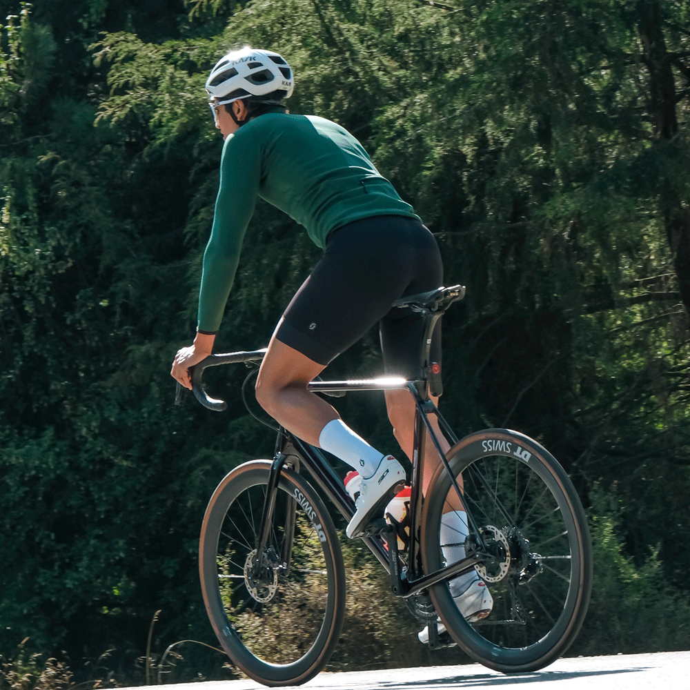 WINTER JERSEY RACING GREEN