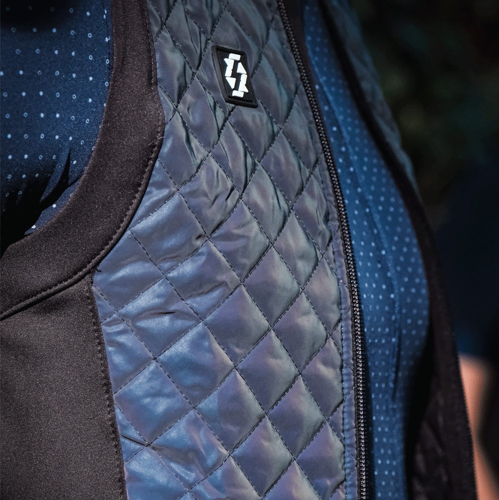 IRIDESCENT DIAMOND VEST