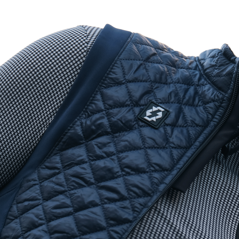 BLUE NAVY DIAMOND VEST