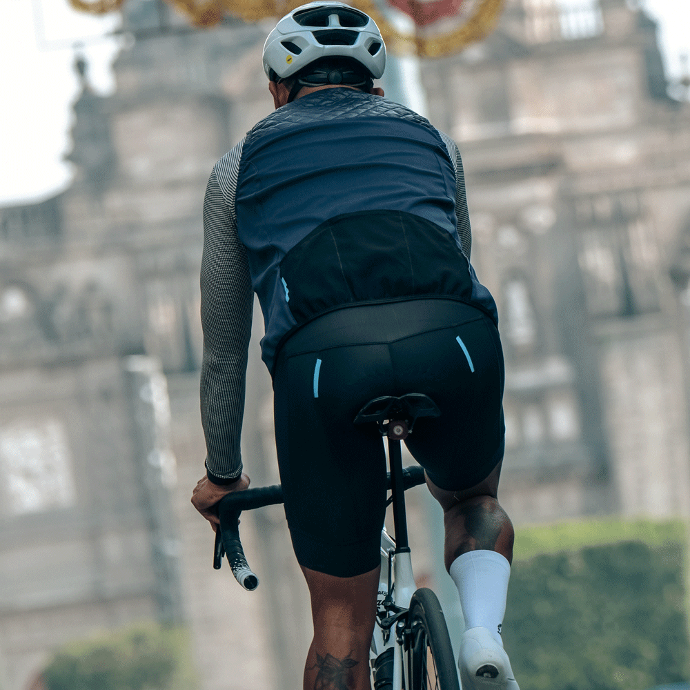 BLUE NAVY DIAMOND VEST