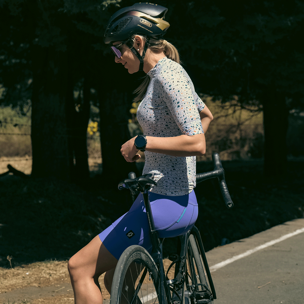 BIB SHORT W-PRO JACARANDA